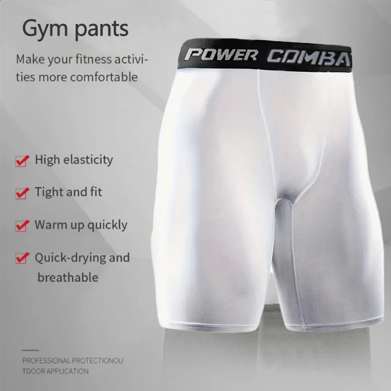Men Boxers Sports Underwear Underpants Gym Shorts M L XL White Quick-Drying Sweatpants Moisture Absorption Breathable Fitness 240729