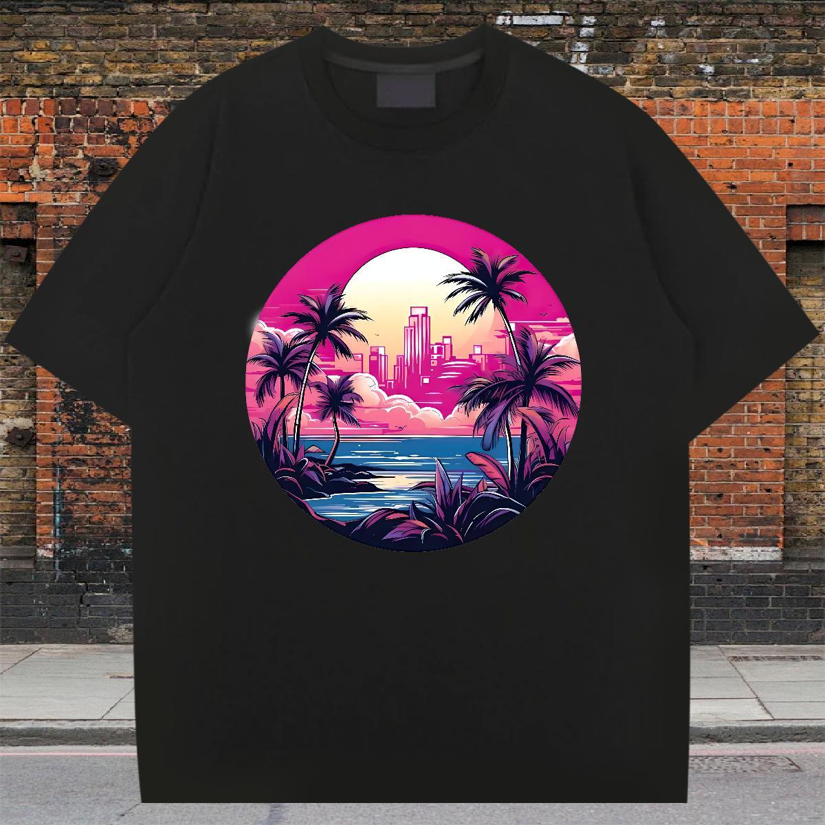 Designer Men Clothes T-Shirt 230g 100% Cotton Outdoor high-rise Oversized Crew Neck Fashion T Shirt For Man Polos
