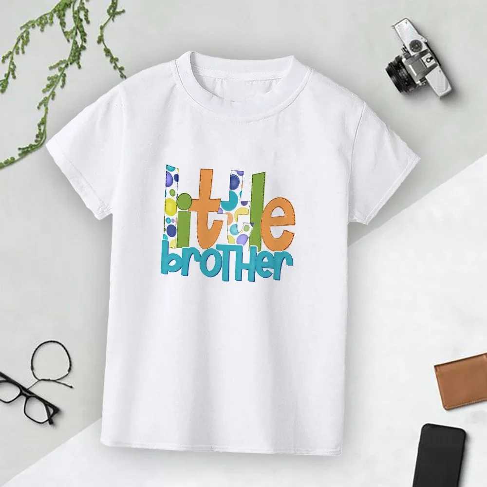 T-shirts Big Brother Little Brother Print Children Casual Shirt Clothes Twin Brothers Fashion Comfortable Boys T-shirt Best Friend GiftsL24729