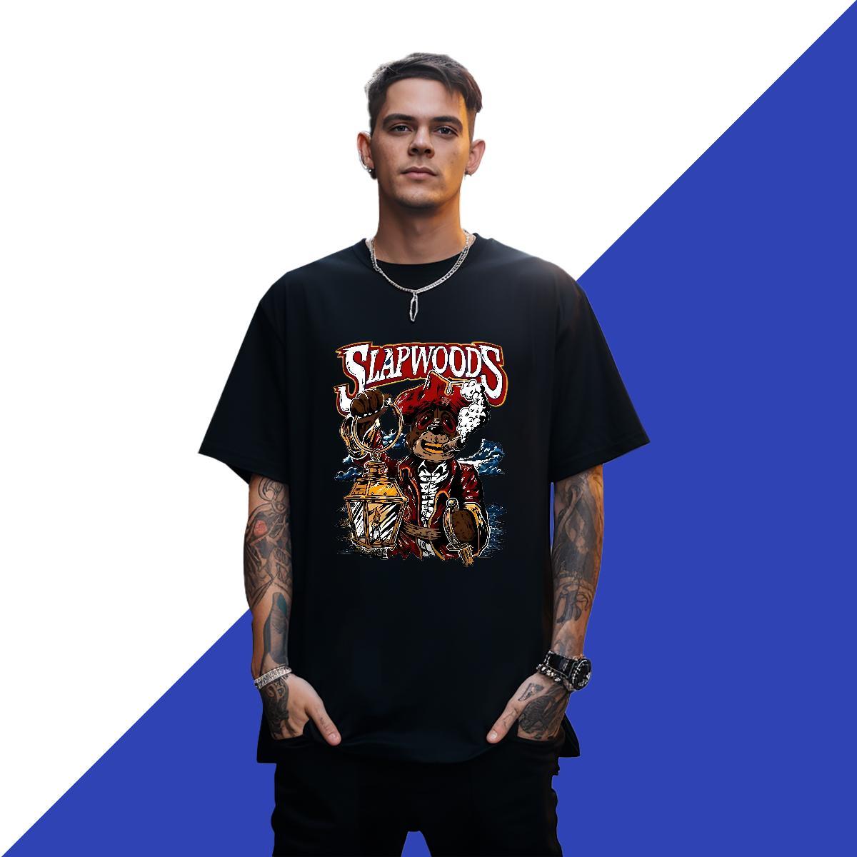 Soft Men Tees 100% Cotton 230g Street Casual bear Custom Print Oversized Pure Cotton Free Shipping Mens T Shirts Tops
