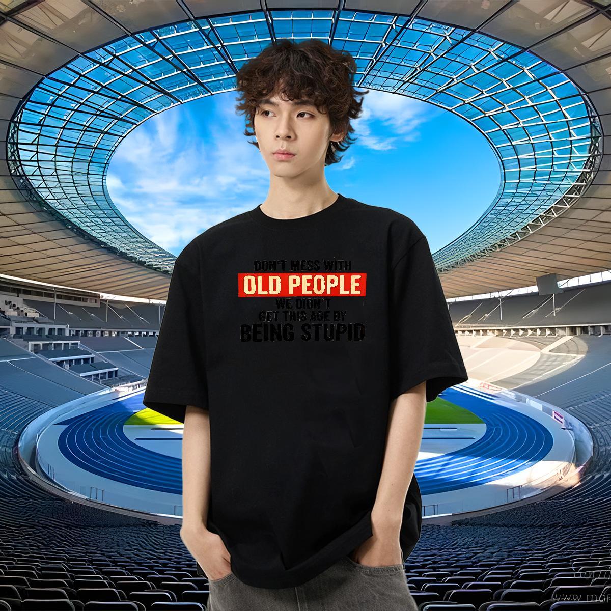 Free Shipping Men Tees 230g Cotton Sports Casual letter Custom Print Oversized Breathable Crew Neck Designer Mens T Shirts Tops Shirt