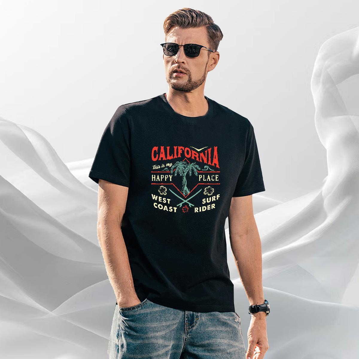 Cool Mens Tshirts 100% Cotton 230g Sports Casual tree Custom Anime Short Sleeve Soft DIY T Shirts Men Polos