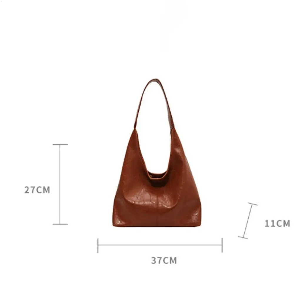 All-match Underarm Bag Bolso Mujer Fashion Bag PU Leather Shoulder Bag for Women Wedding Handbag 240729