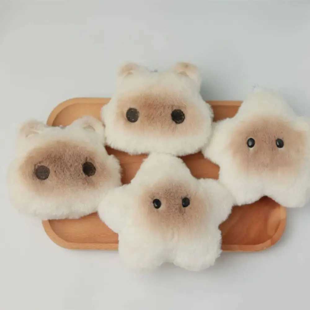 1PC Cute Star Creativity Backpack Keychains Capybara Animal Holiday Gift For Girlfriend Plush Stuffed Doll Keyring Couples GiftL240729