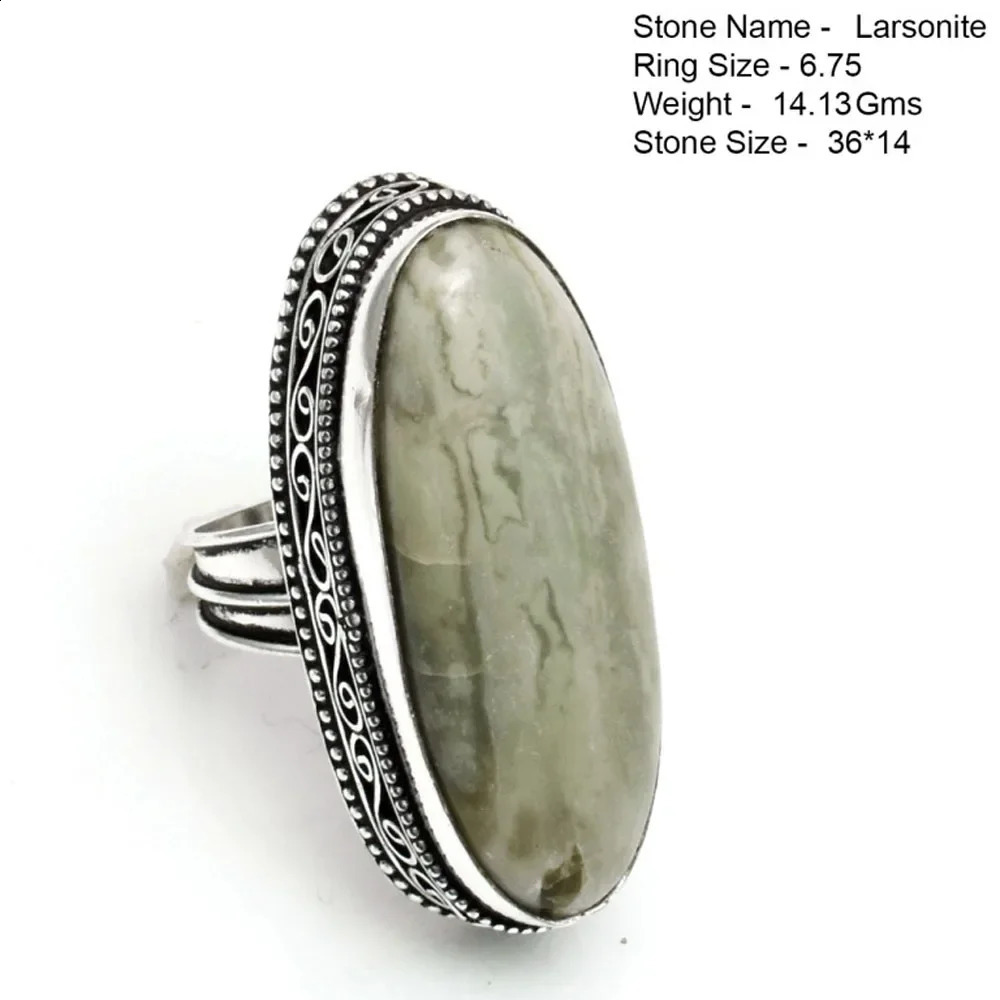 Antique Rings Moonstone Blue Topaz Rutile Celestite Rose Quartz 240723