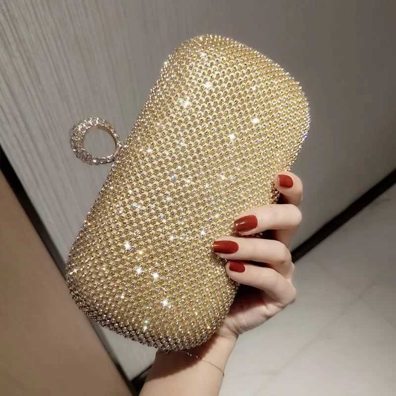YoReAi Women Diamonds Evening Bag Female Clutch Design Brand Luxury Shoulder Bags Party Handbags Shiny Purse Messenger PackXJ240729