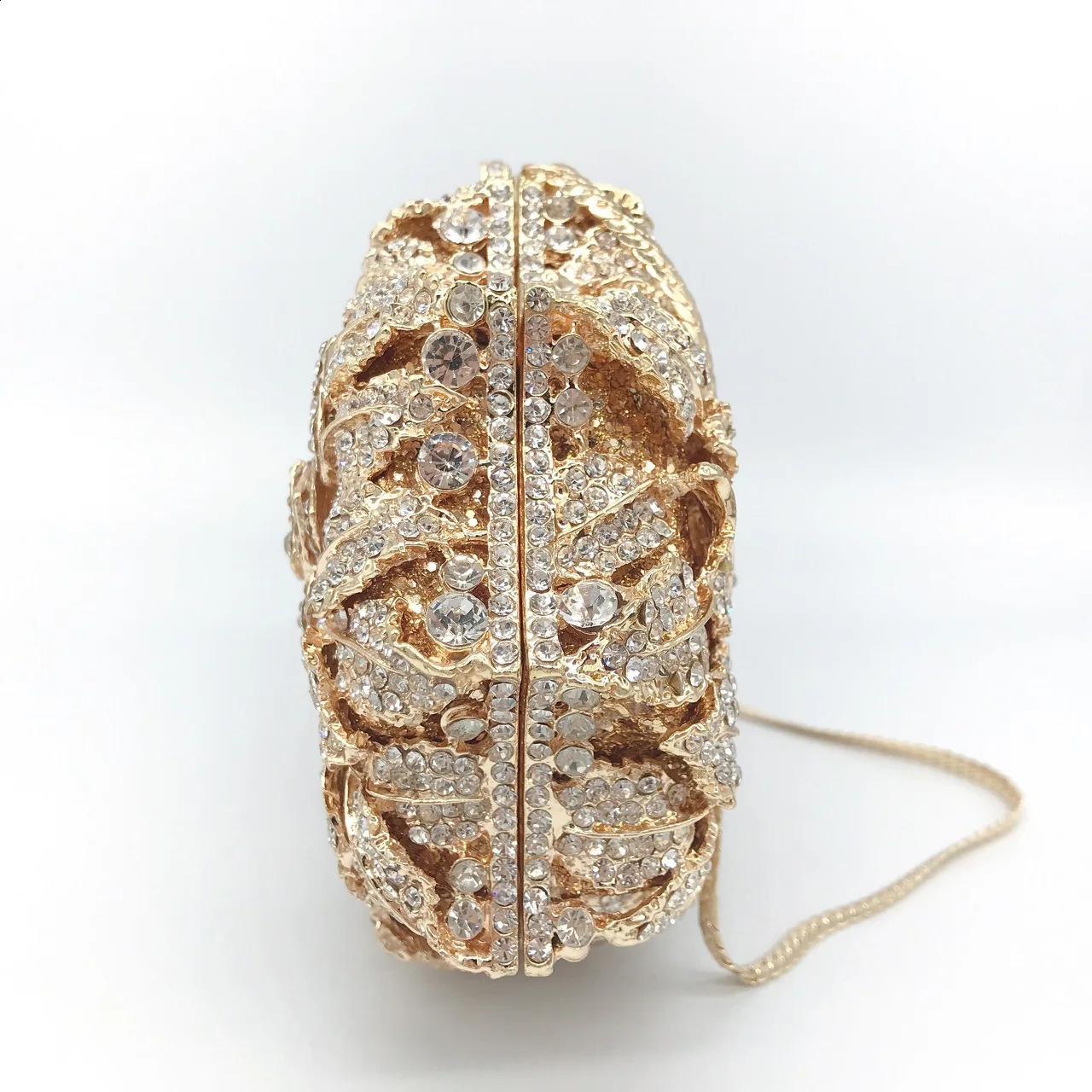 Amiqi Mermaid Ladies Party Hold Bag Diamond Bright Solid Pattern Clear Dinner Metal Frame Evening Clutch bolsa feminin 240729