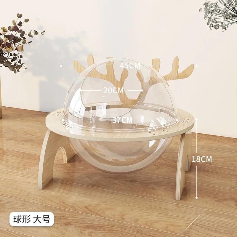 Dog Toys & Chews Cat House Indoor With Scratcher Corner Activity Wooden Towers Multiple Hamocks Original Shees