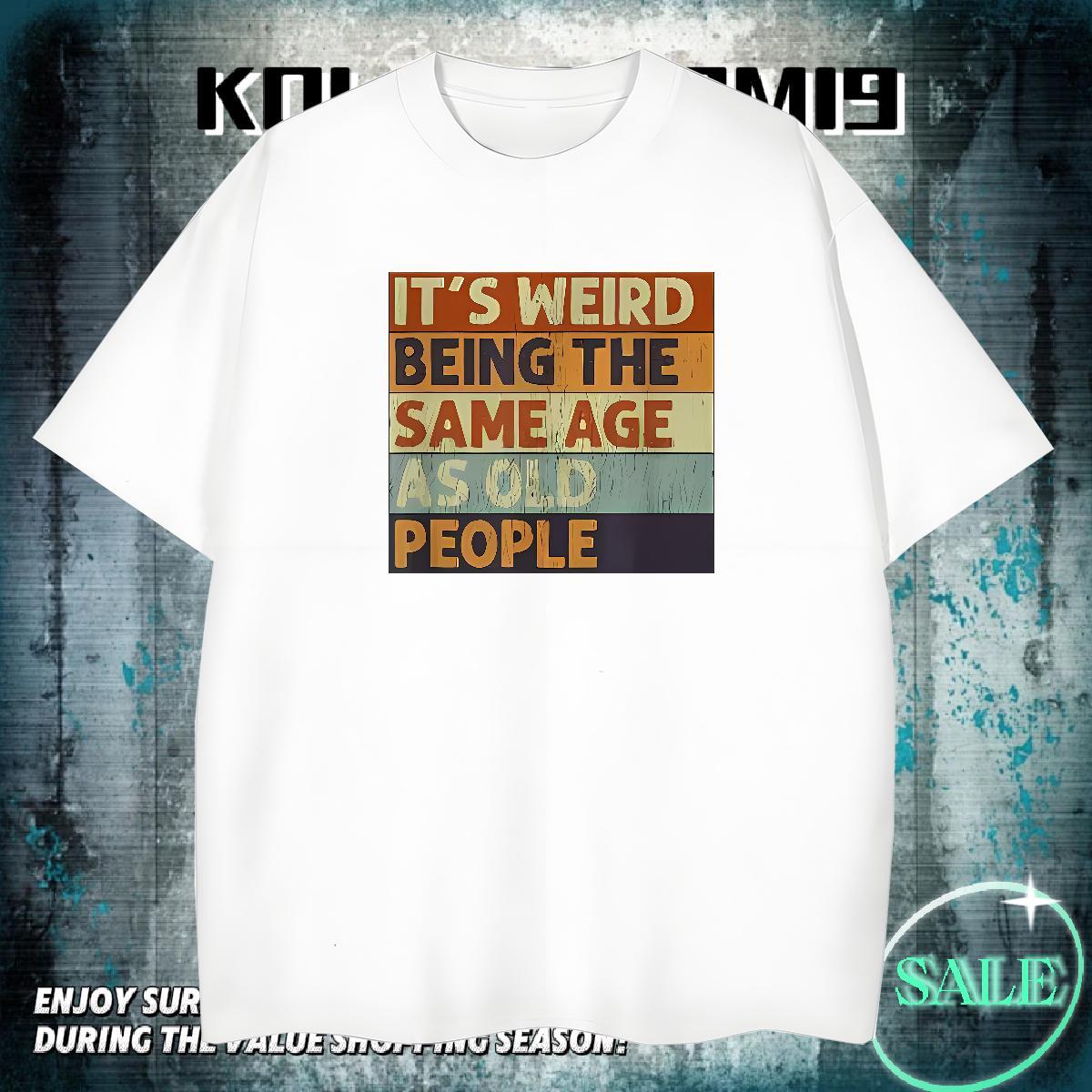 Classic Men Tshirts 230g Pure Cotton High Street Hip Hop letter Customized Crew Neck Breathable 2024 Summer T shirt Tees Shirts