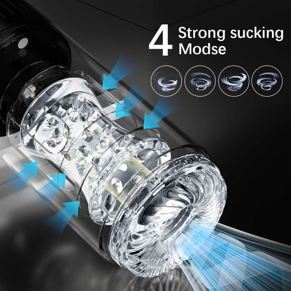 Automatic Male Masturbator Telescopic Rotation Sucking Machine for Men Simulation Piston Blowjob Adult Goods Sex Toy for Men