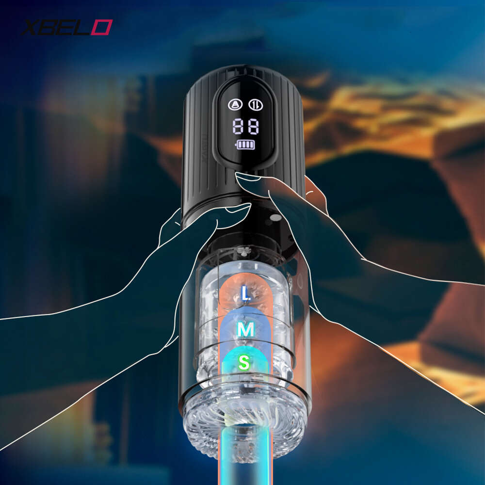 Automatic Male Masturbator Telescopic Rotation Sucking Machine for Men Simulation Piston Blowjob Adult Goods Sex Toy for Men