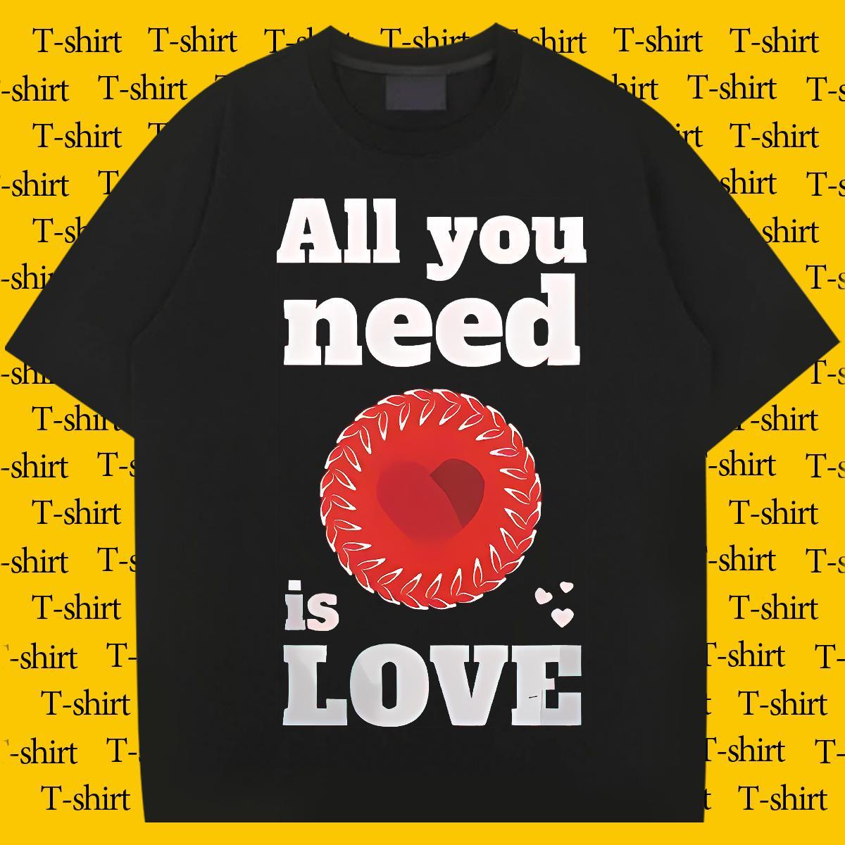 Free Shipping Tshirt for Man Woman 230g 100% Cotton High Street Hip Hop letter DIY Anime Breathable Crew Neck Wholesale Man T Shirts Tops Tees