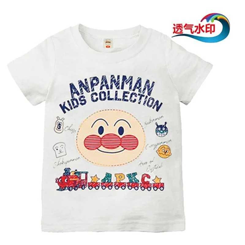 T-shirts New Cartoon Anpanman Kids T Shirt For Summer Children Baby Boy Girl Short Sleeve T-Shirts Cotton Clothes Toddler Tops Tees ShirtL24729