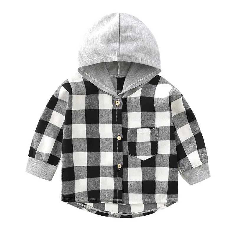 Childrens shirt girl and boy hoodie childrens combination pure cotton flat top spring summer long sleeved V-neck casual jacketW240729