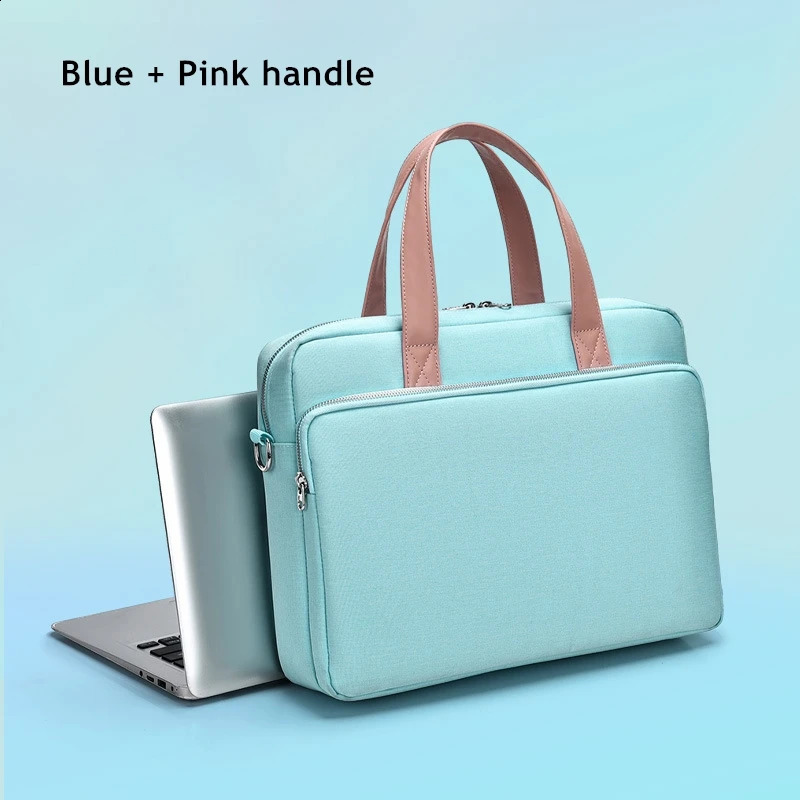 Shockproof Messenger laptop bag 14.15.16 inches handbag briefcase mens and womens shoulder bag suitable for Macbook laptop bag 240903