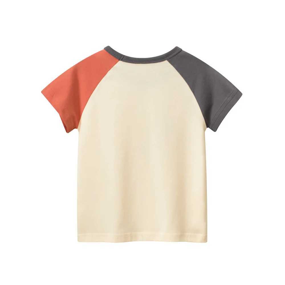 T-shirts 1-9T Toddler Kid Cotton Tshirt Baby Boy Girl Summer Clothes Short Sleeve Infant T Shirt Casual Basic Tee Top Childrens OutfitL24729