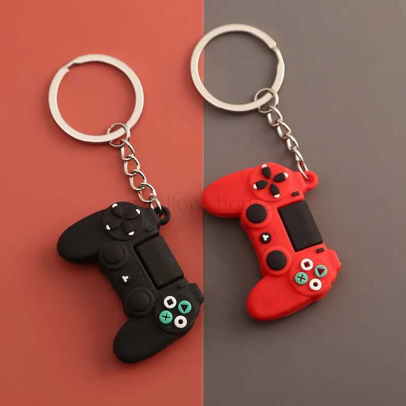 Simple TV Game Player KeyChain for Women Men Joystick Machine KeyChain Keyring Car Bag Key Holder Jewelry Decoration WholesaleL240729