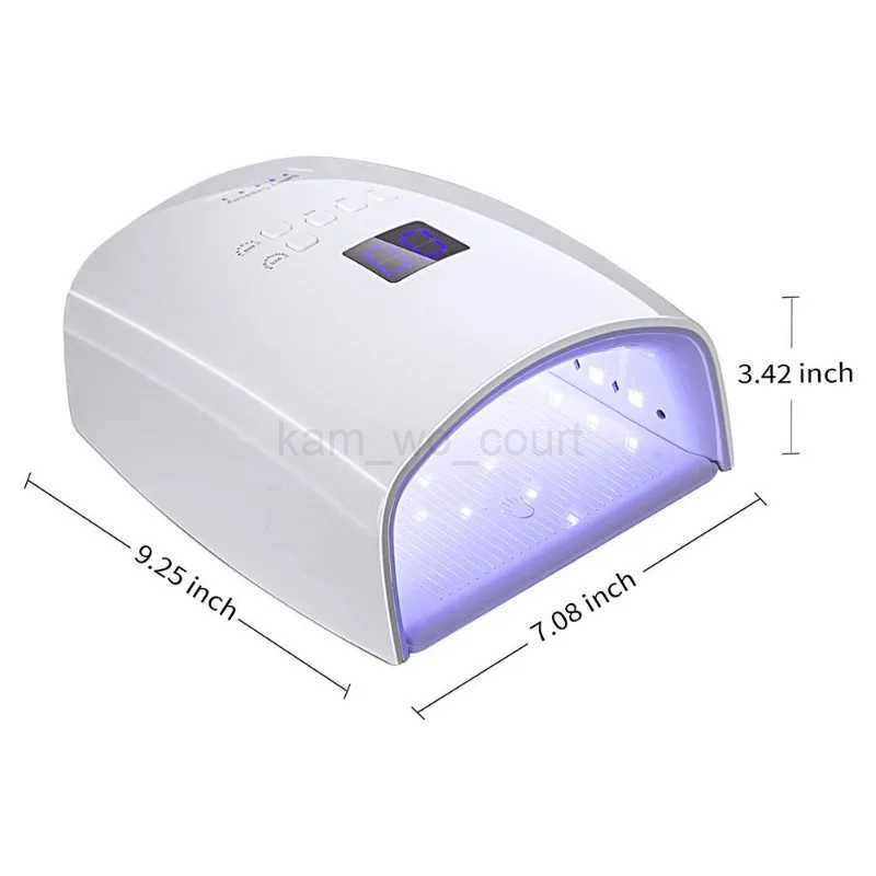 48W Rechargeable UV LED Nail Lamp Cordless Professional Gel Nail Pedicure Lights Nail Art Manicure Tools for Home and SalonM240729