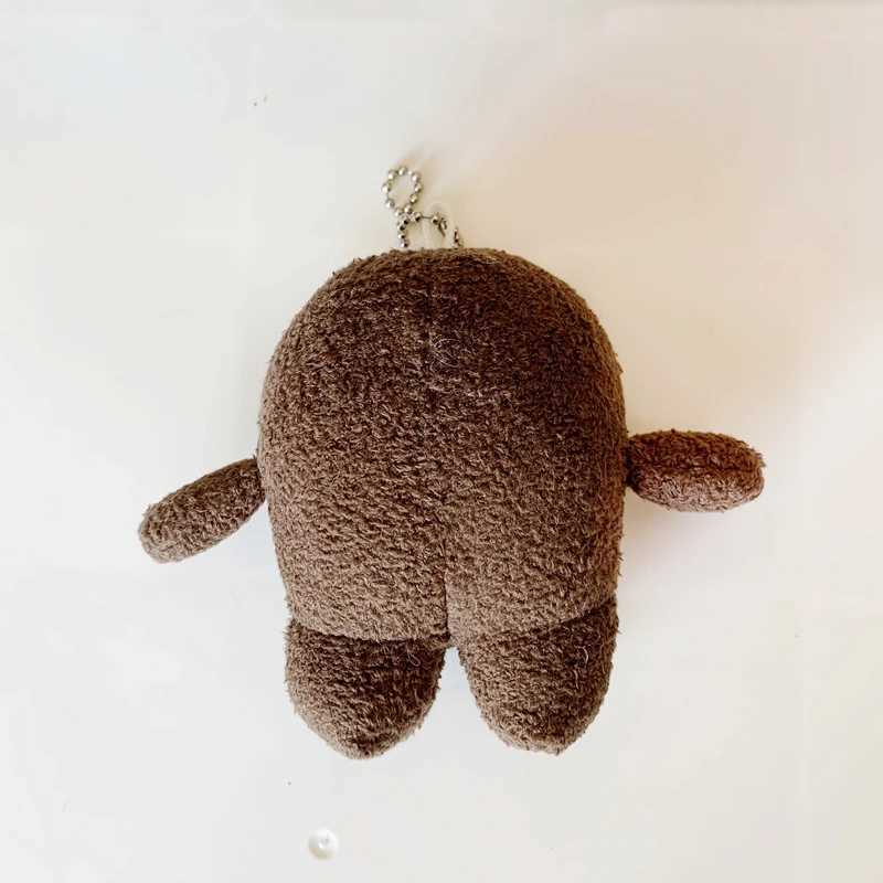 Cute Domo Kun Plush Keychain Charms Key Ring Mascot Anime Kawaii Bag Keychains Small GiftL240729