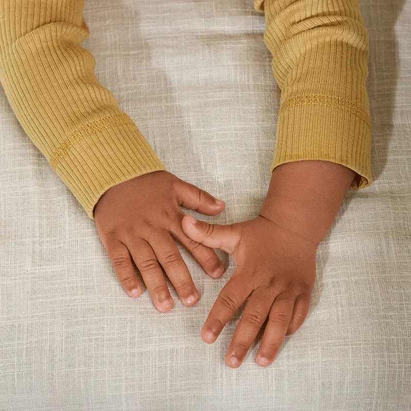 T-shirts Children Long Sleeves T-Shirt Little Boy Girl Clothes Toddler Cotton Costume Childrens Clothing Ribbed Kids Tops Baby SleepwearL24729