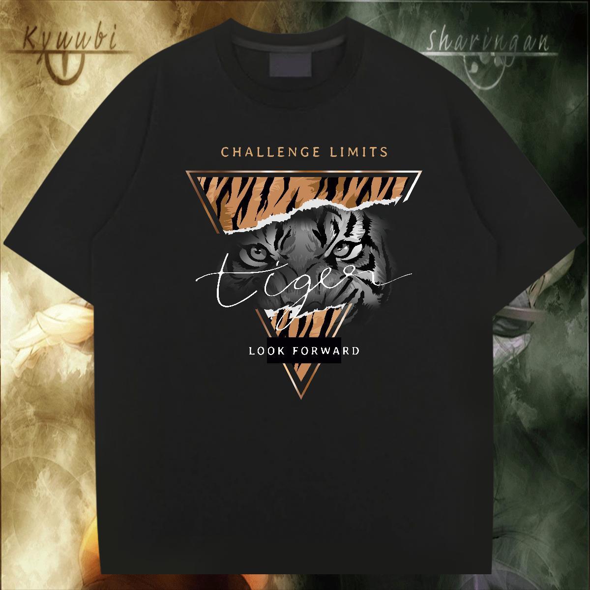 Soft Tshirts 230g 100% Cotton Daily Wear tiger Skull O Neck Short Sleeves Casual New T-Shirts for Men Tops Tees