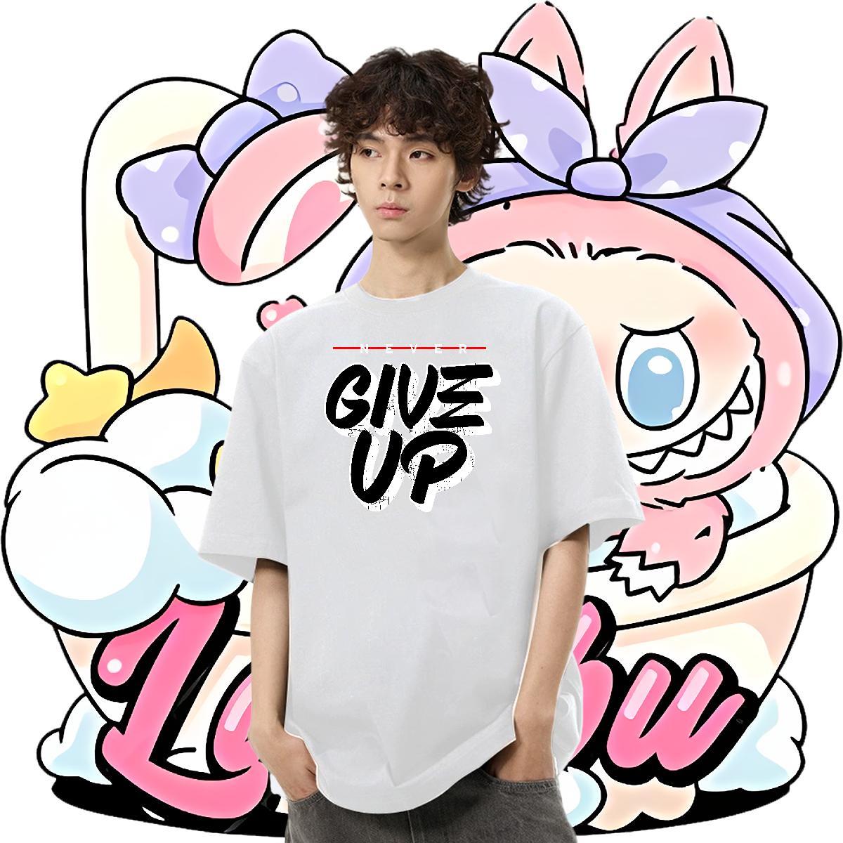 Brand Tshirt for Man Woman 230g Cotton Hip Hop letter DIY Logo Oversized Breathable Crew Neck Designer Fashion Man T Shirts Tops
