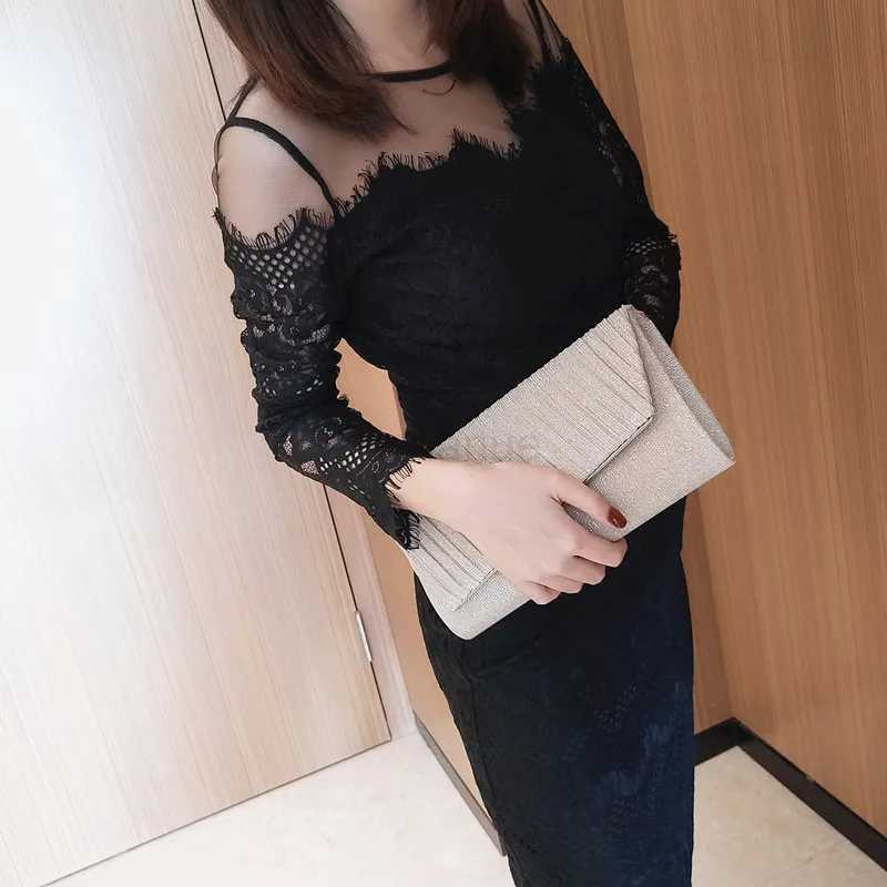 Diamond Evening Clutch Bag for Women Wedding Golden Clutch Purse Shoulder Bag Small Party Handbag with Metal HandleXJ240729