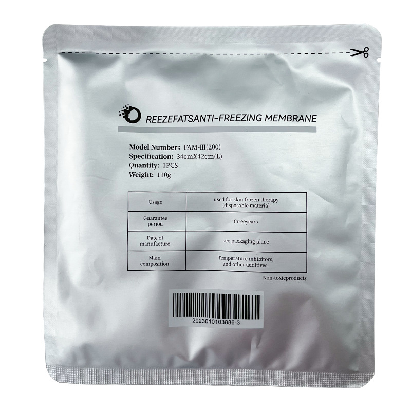 Antifreeze Membrane Antifreezing Anti-freezing Pad 3 Size for Cryo Therapy Cryolipolysis Fat Freezing Machine Anti Freezing Membrane