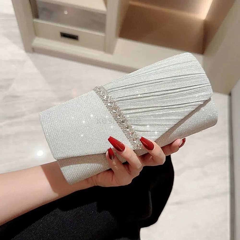 Women Chain Shoulder Bag Dinner Bag Sequins Clutches Evening Bags Wedding Party Purse Glitter Banquet HandbagsXJ240729