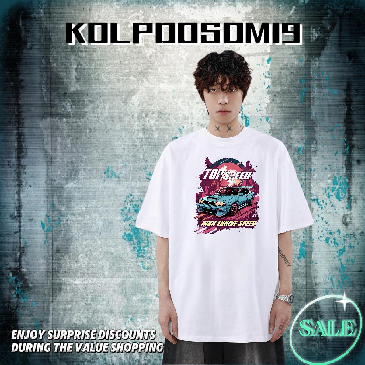 Designer Men Clothes T-Shirt 230g Cotton Outdoor car DIY Crew Neck Breathable 2024 DIY T Shirt For Man Clothings