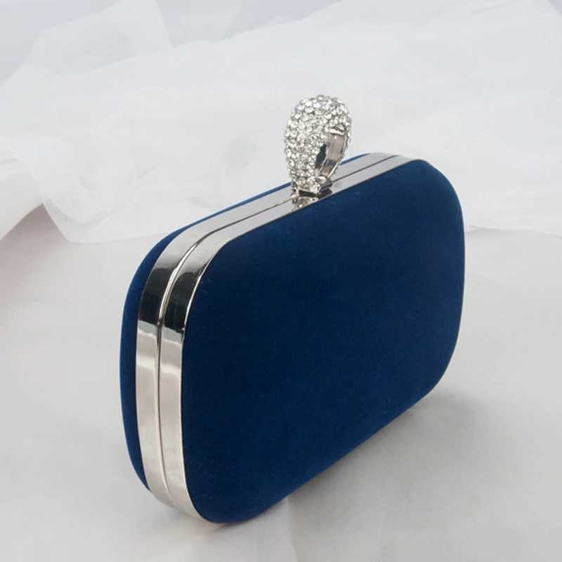 Black Velvet Small Phone Bag for Women Evening Party Purse and Handbag Crossbody Shoulder Bag Luxury Designer Clutch WalletsXJ240729