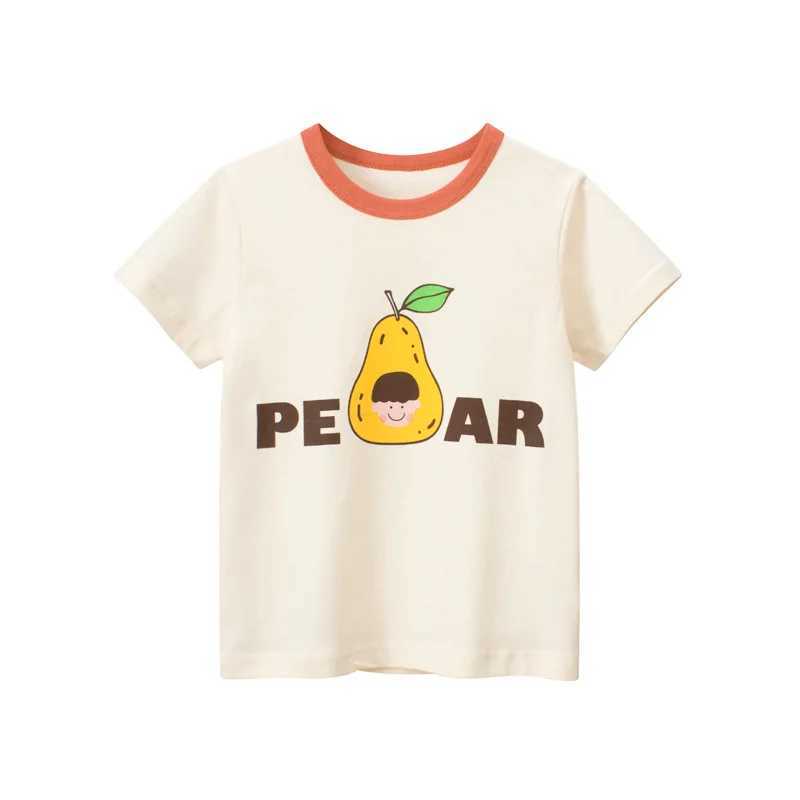 T-shirts 1-9T Infant Kid Tshirt Toddler Baby Boys Girls Clothes Cotton Summer Tee Top Short Sleeve Childrens T Shirt Cute OutfitL24729