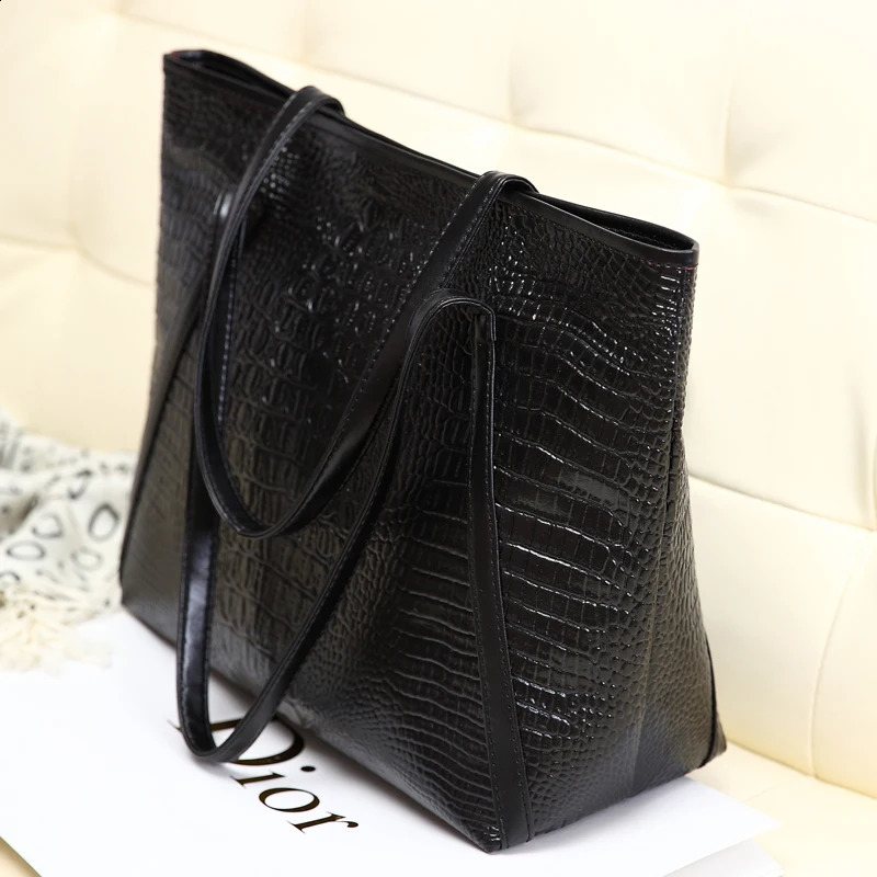 grain PU leather women handbags large capacity female big woman shoulder bags Shopping bag bolsa feminina 240729