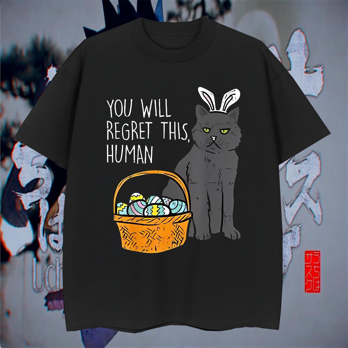 Cool Design Tshirts 100% Cotton 230g Street wear Hip Hop cat Asian Size Pure Cotton New T-Shirts Tops