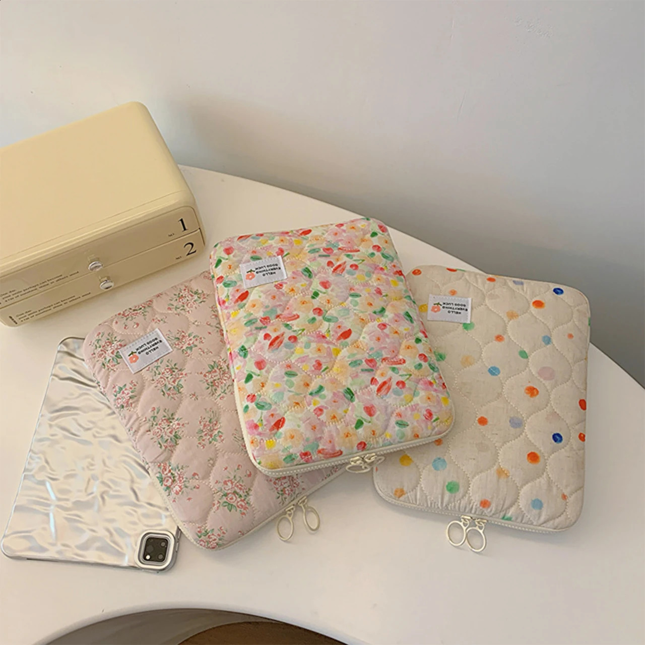 Polka Point Laptop Case 11 12 13 14 15 15.6-inch Cover Laptop Carrying Bag Suitable 240903