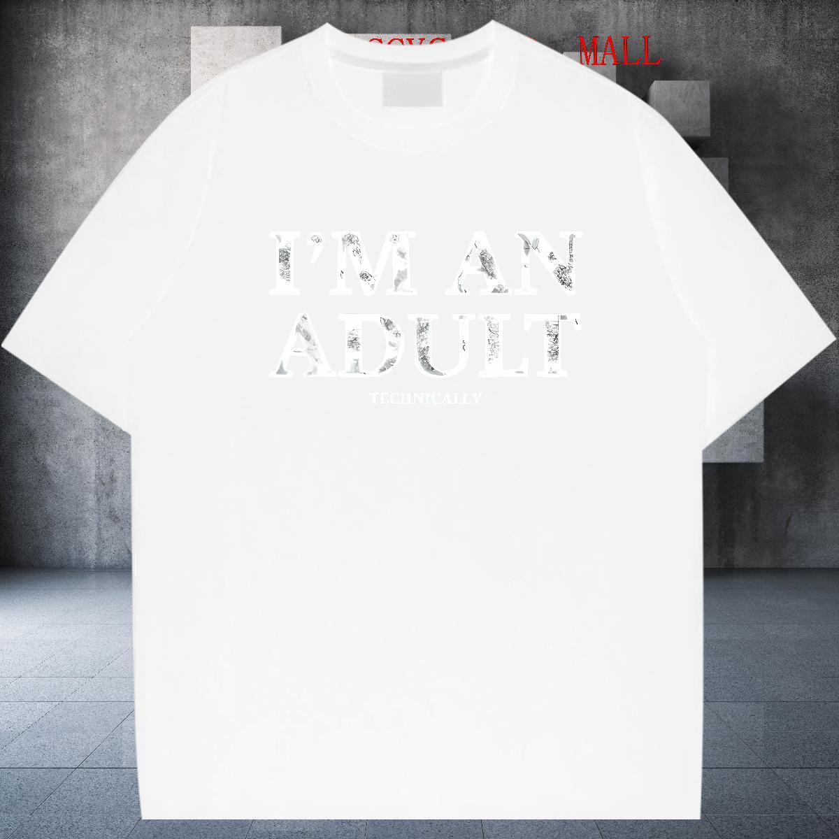 Loose Fit Tshirts 230g 100% Cotton Street wear Hip Hop letter Asian Size Short Sleeve Soft Designer Man T Shirts Tops Shirt