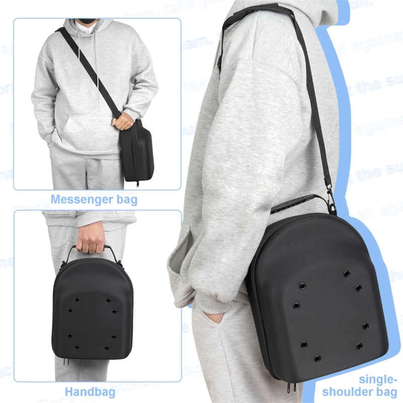 Portable Outdoor Travel Hat Carrier Case Caps Storage Hard Shell Hat Protective Box Hat Travel Case Baseball Cap Carrying Bag