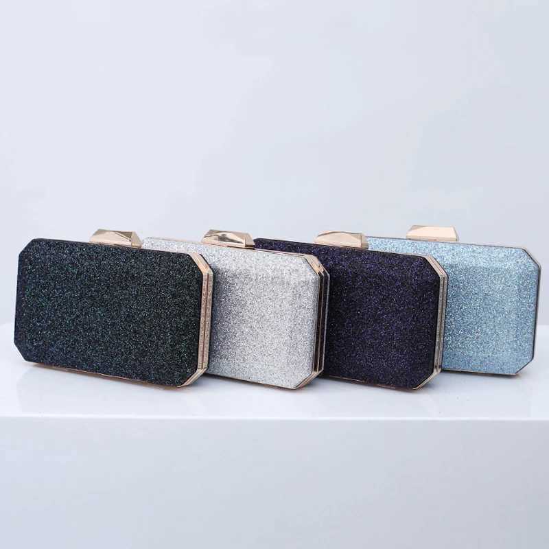 Golden Yellow Clutch Handbag for Laday 2023 Luxury Designer PU Purses Wedding Evening Unique Wallets Crossbody Shoulder BagXJ240729