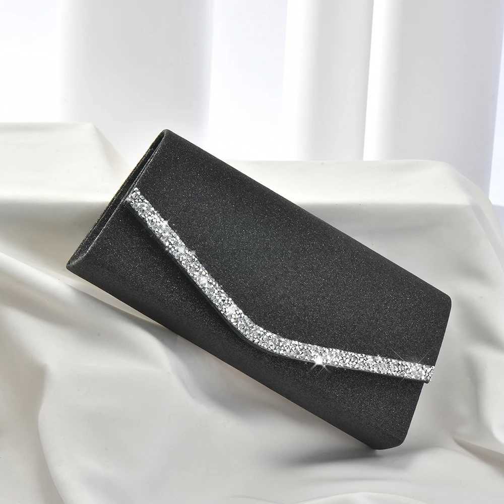 The latest Luxe Sparkling Diamond Evening Bag Socialite Party Dinner Wedding Ladies clutch bagXJ240729
