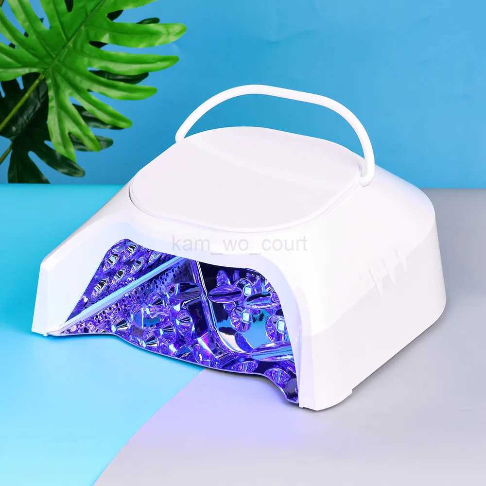 86W Rechargeable Nail UV LED Lamp with Hand Wireless Nail Dryer for Gel Polish Professional Nail Art Manicure Tools for HomeM240729