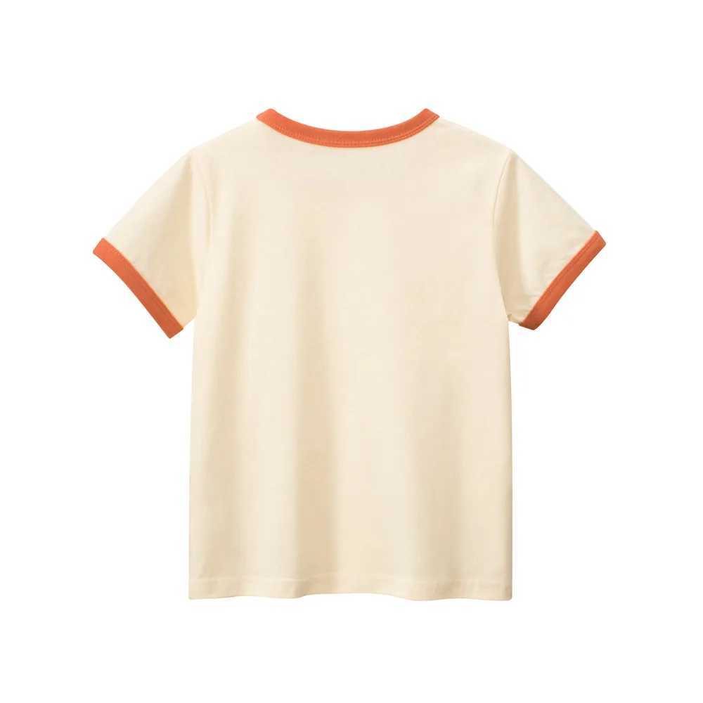 T-shirts 1-9T Bear Print Girls T Shirt Toddler Kid Tshirt Cotton Baby Girl Clothes Summer Infant Top Basic Tee Loose OutfitL24729