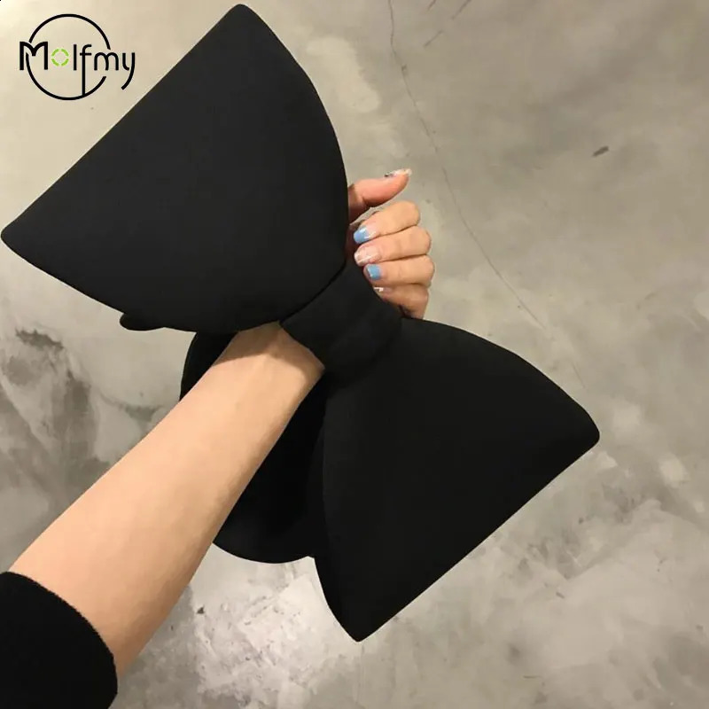 Evening Clutch Bag Spring Summer Handbag Woman Personality Pink Color Spliced Bow Many Wear Methods Handbag All Match Cute 2024 240729
