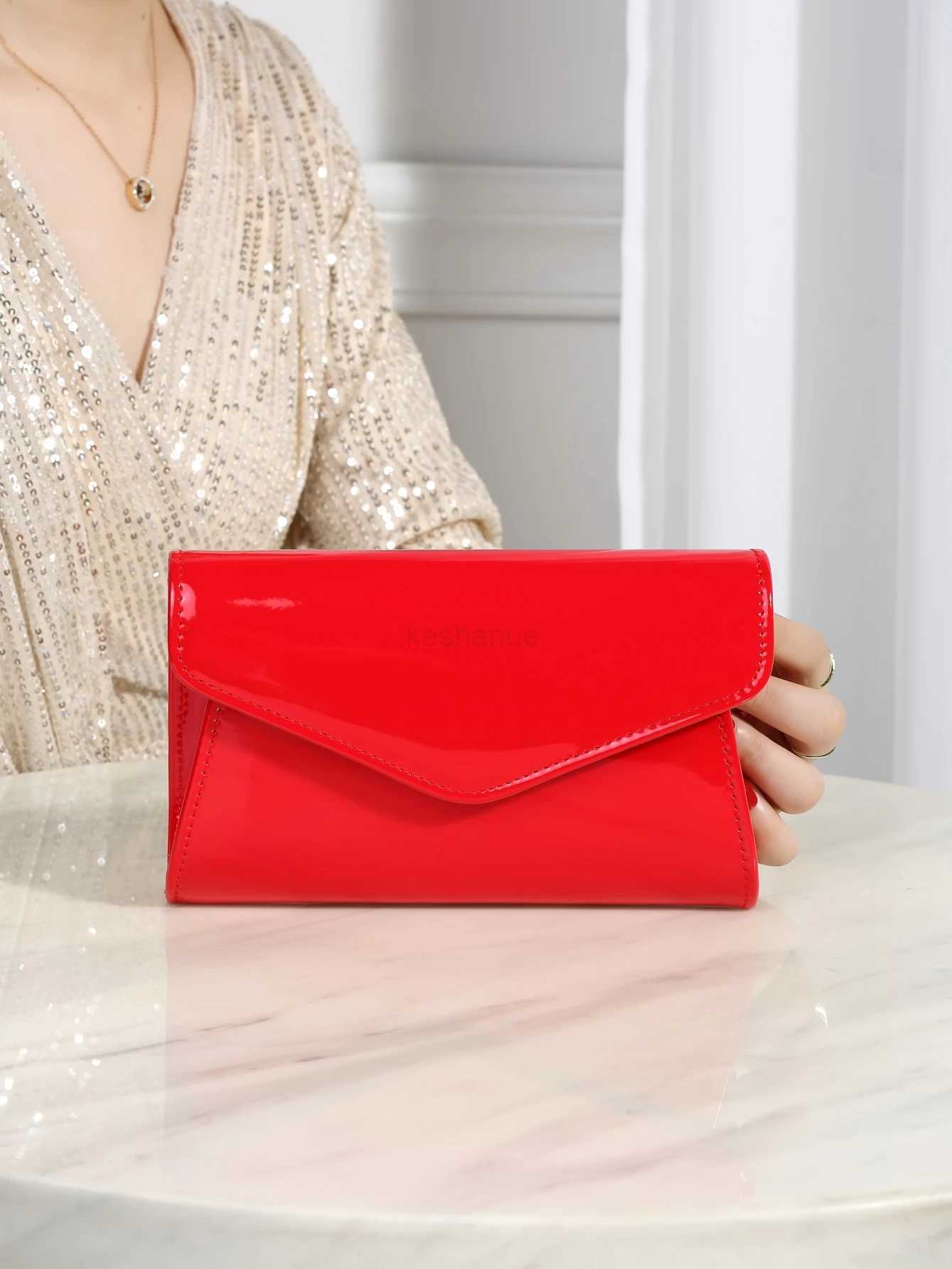 Luxury Evening Bag Glamorous Elegant Exquisite Quiet Luxury Solid Color Pu Leather Womens Clutch Bag Square Bag For WomanXJ240729