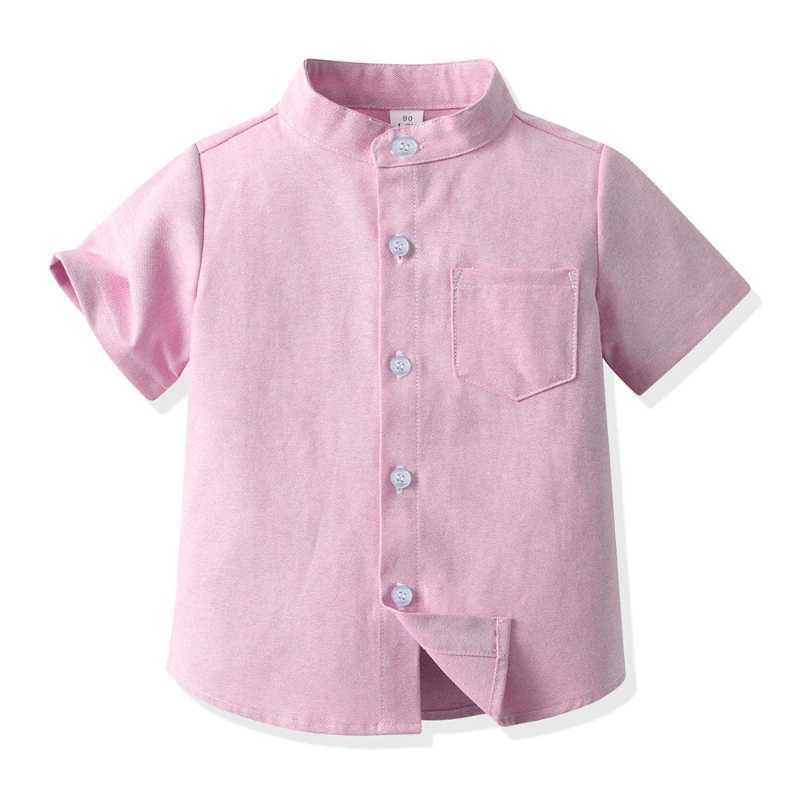 Childrens clothing solid shirts for children boys shirts long sleeved shirts girls and boys clothingW240729