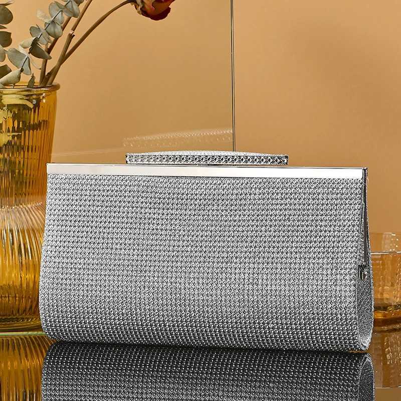 Bling rhinestone evening clutch bag women luxury purse wholesales clutch party evening bag ladies small for women purseXJ240729