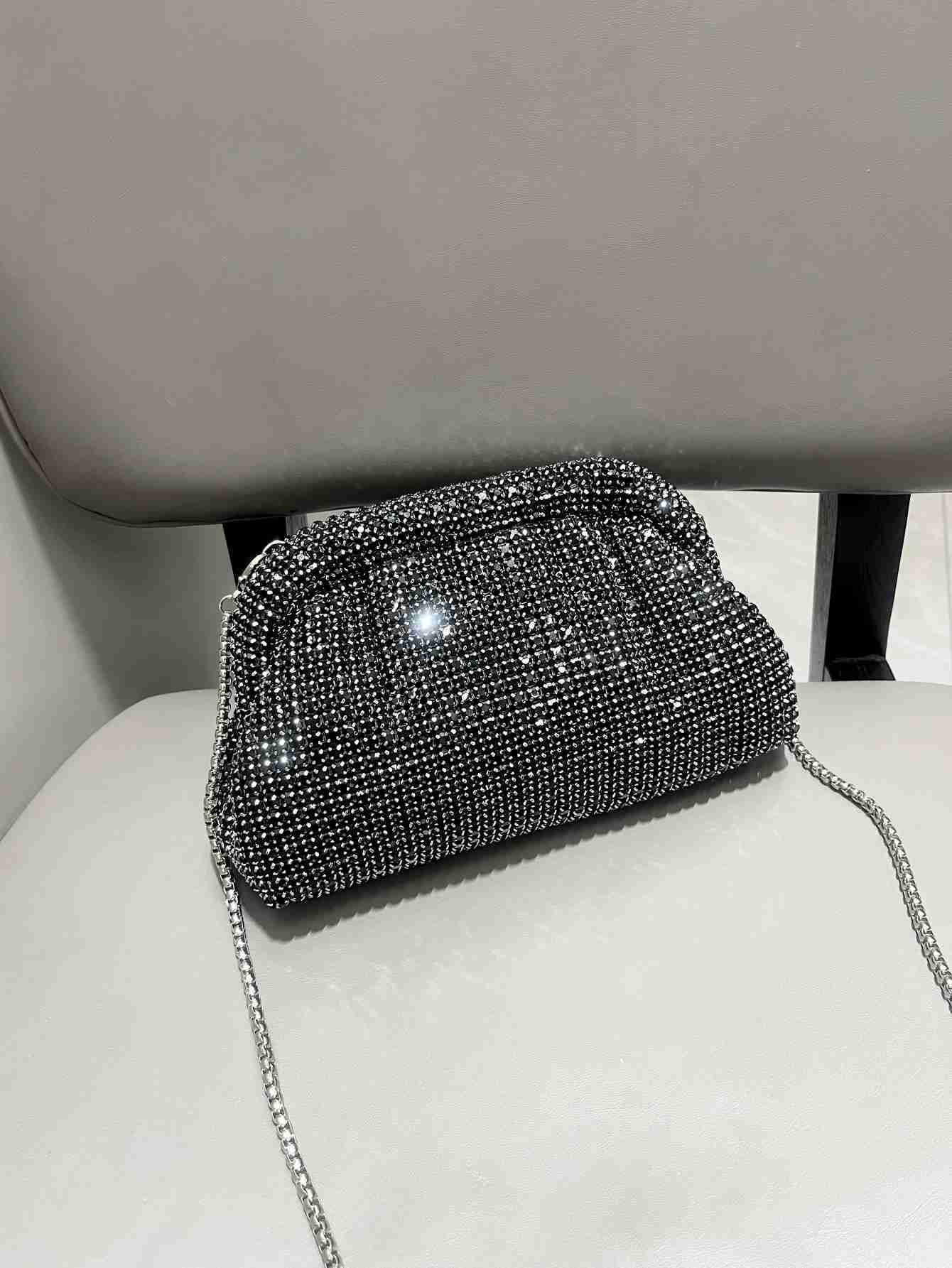 bag Luxury Designer Rhinestones Clutch Purse Bag for women handle Shoulder Bag Purse evening bag banquet bagXJ240729