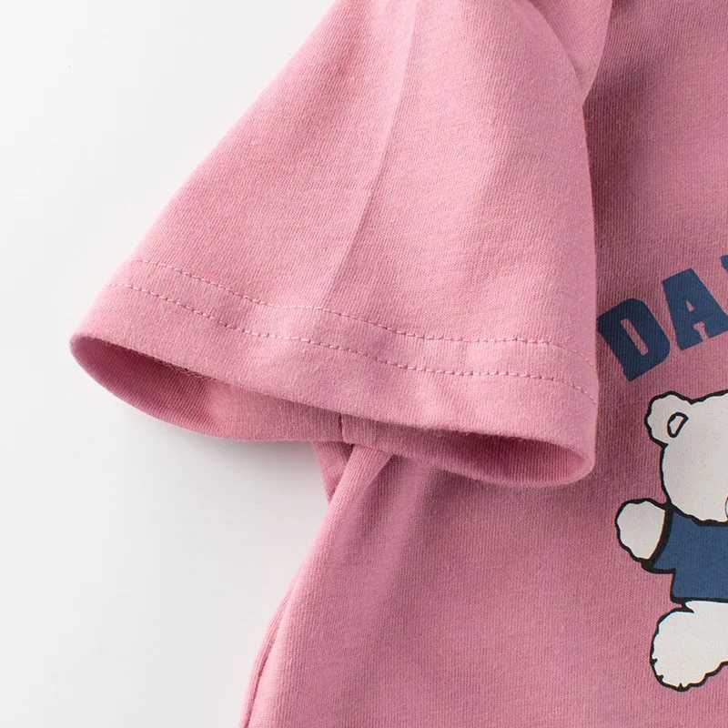 T-shirts 1-9T Toddler Kid Tshirt Baby Girls Clothes Summer Cotton Tee Top Infant T Shirt Short Sleeve Children T Shirt Cute OutfitL24729