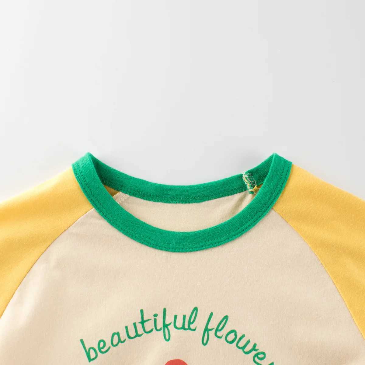 T-shirts 1-9T Flowers Girls T Shirt Cotton Summer Toddler Kid Baby Clothes Short Sleeve Floral Tshirt Infant Top OutfitL24729