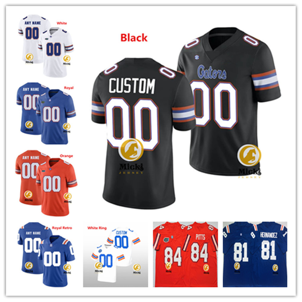 Gregory Smith III Jersey 20 Asa Turner 87 Gavin Hill 4 TJ Abrams 13 Jadan Baugh 63 Caden Jones 70 Damieon George Jr. Custom Stitched Florida Football Jerseys