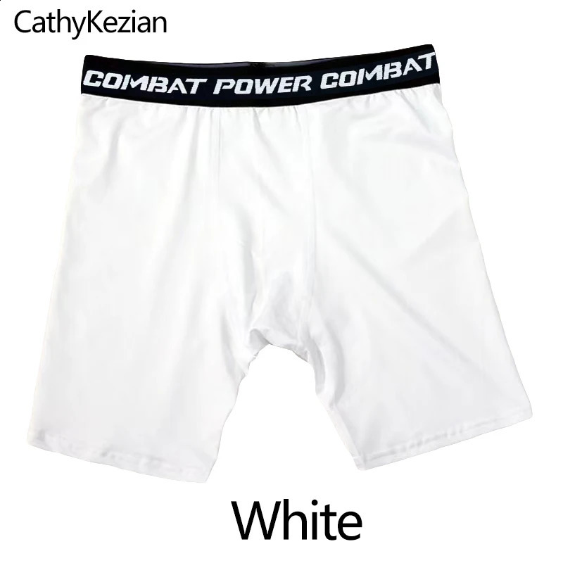Men Boxers Sports Underwear Underpants Gym Shorts M L XL White Quick-Drying Sweatpants Moisture Absorption Breathable Fitness 240729